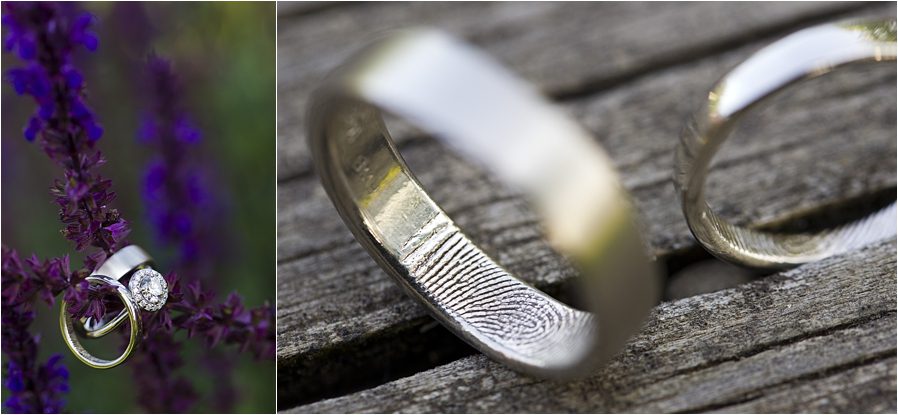 Fingerprint Wedding Bands
