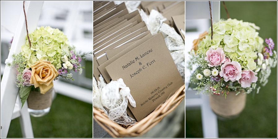 Wedding Invitations and chair decorations