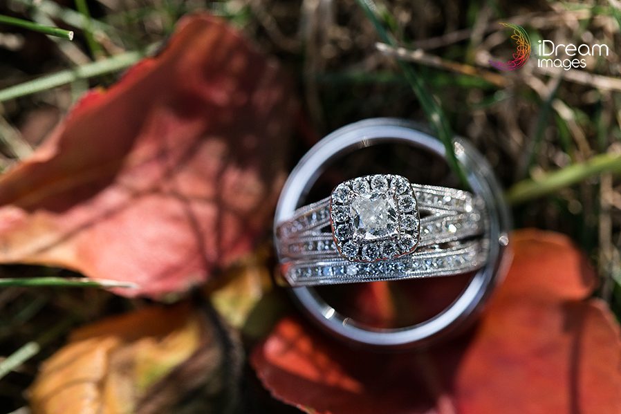 Wedding ring macro shot